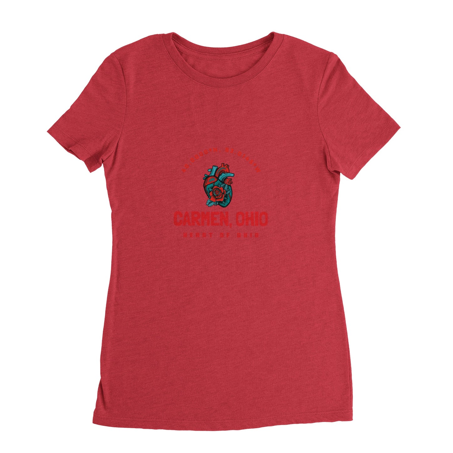 40N/83W Heart Design