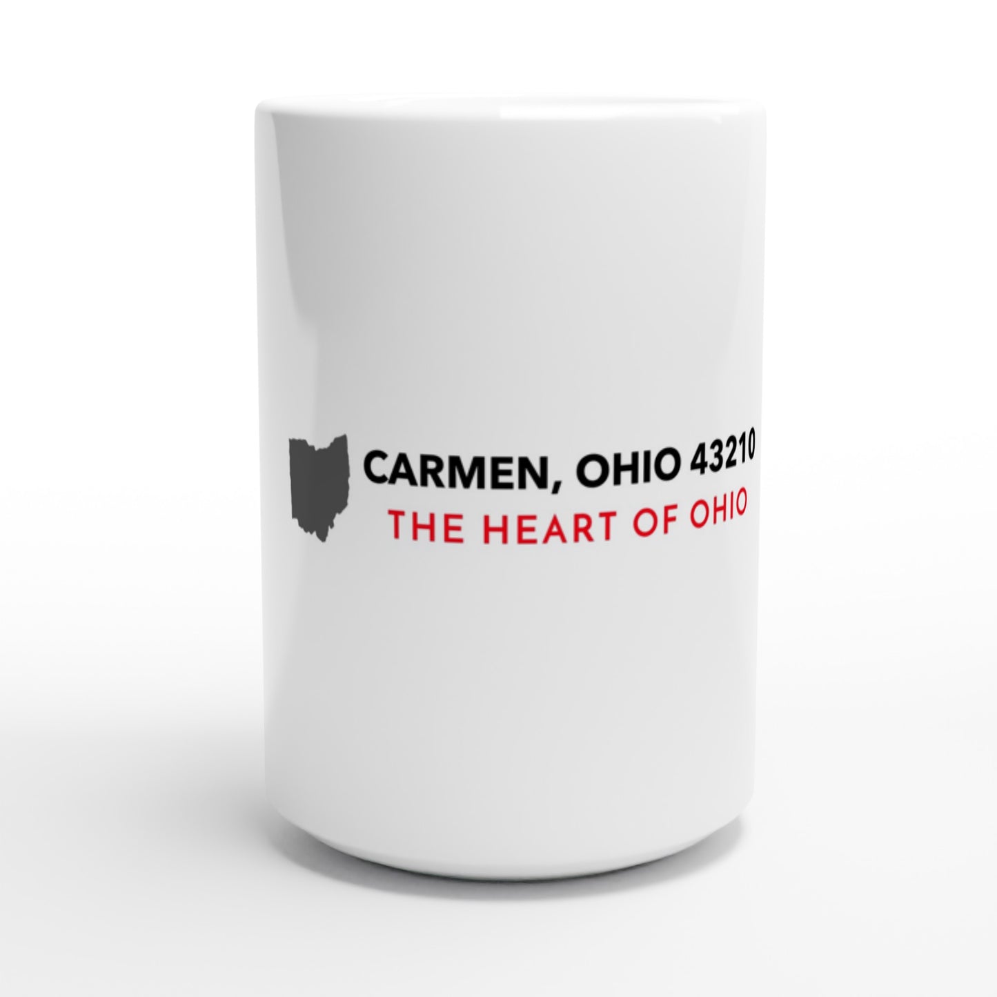 Grey Map Carmen OH 43210 Design