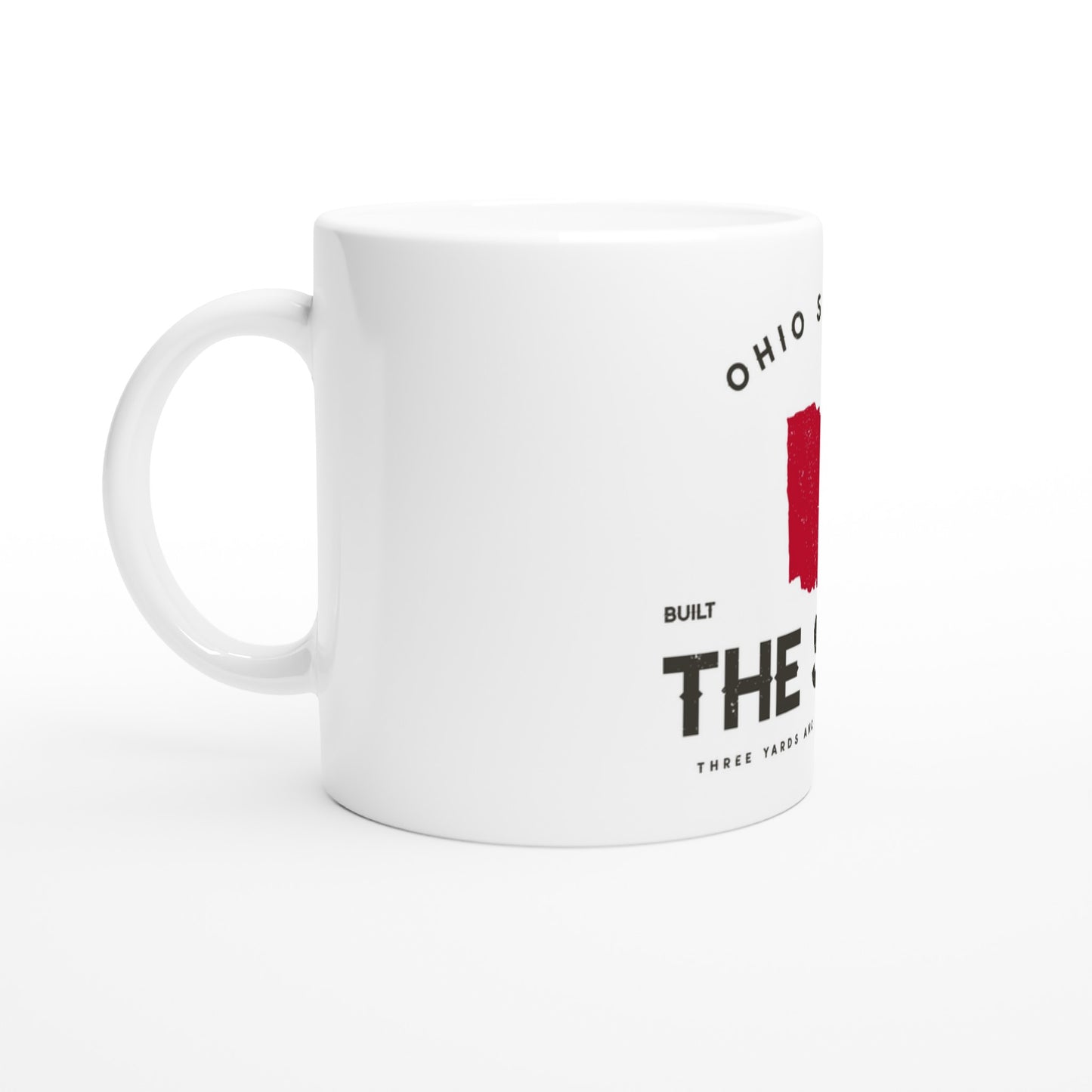 The Shoe Design (Red) on White 11oz Ceramic Mug