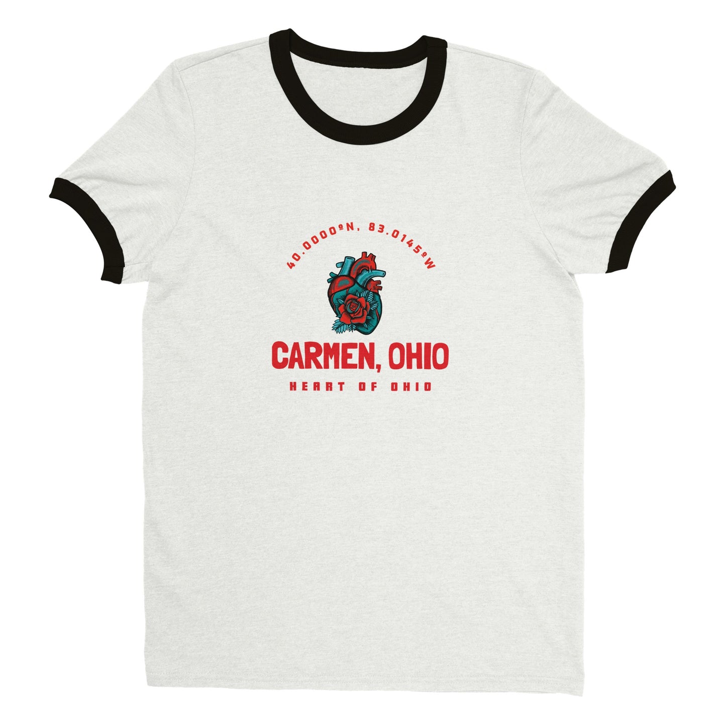 40N/83W Heart Design