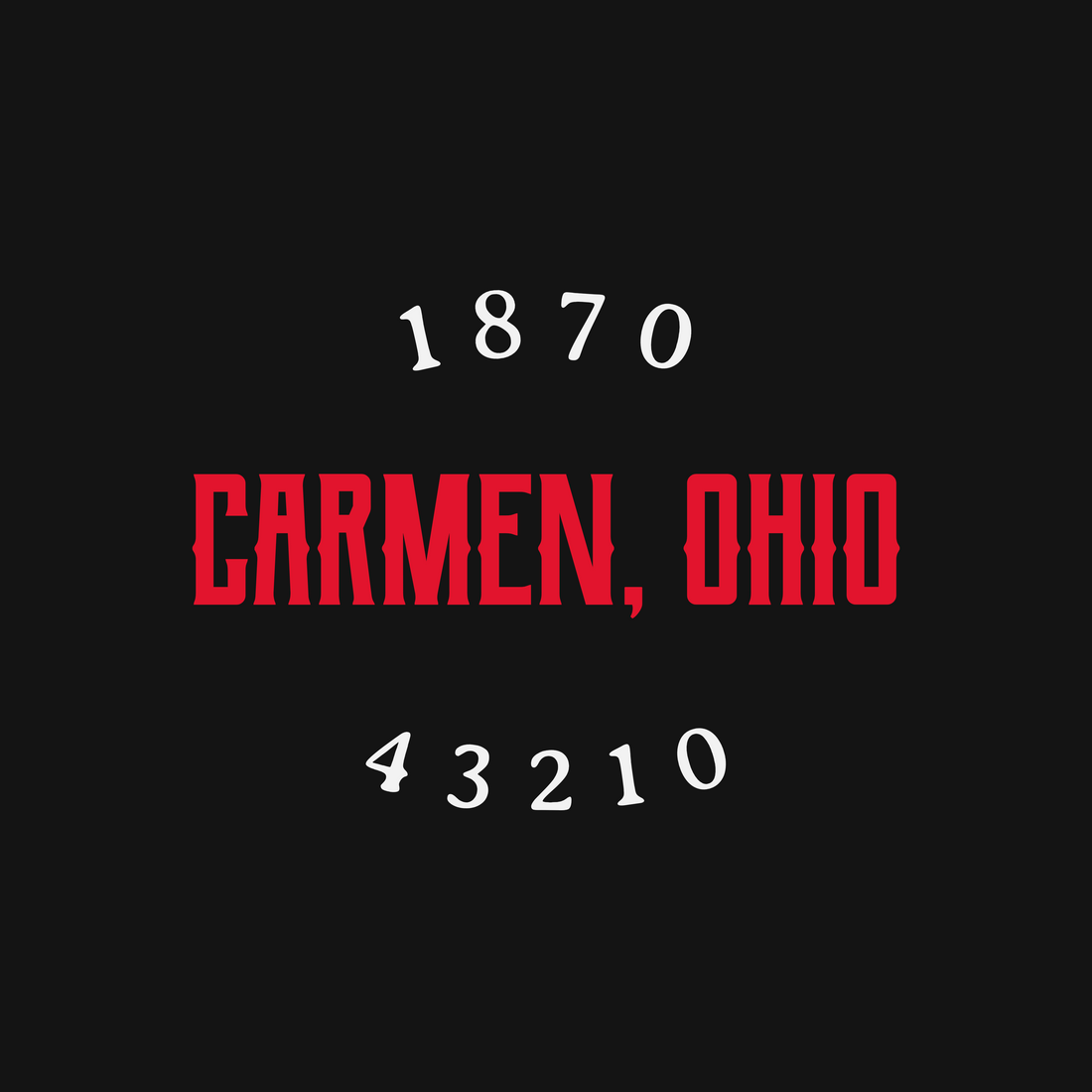 Carmen, Ohio 43210 (THE Story)