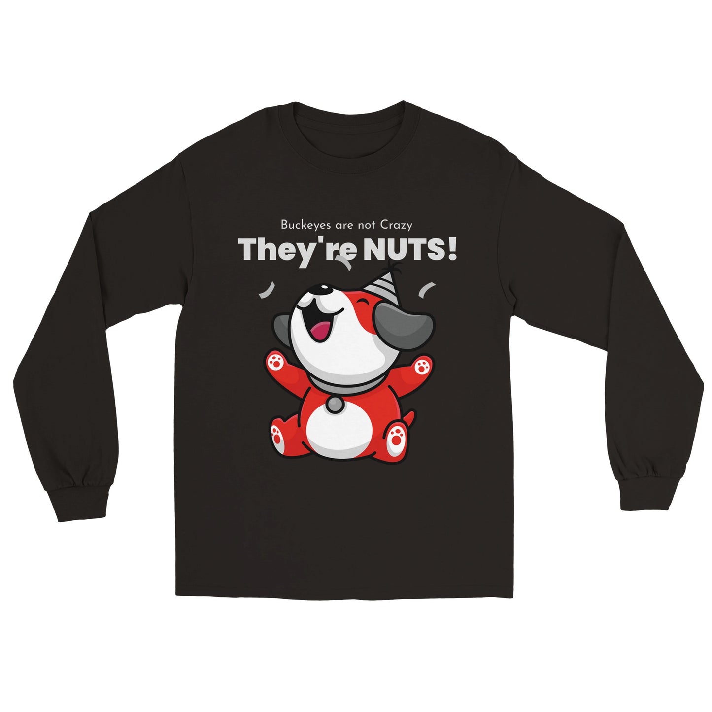 Nutty Puppy Design on Classic Unisex Longsleeve T-shirt